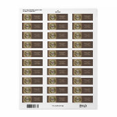 ボフランスのタ葉モダンヴィンテージ ラベル (フルシート)