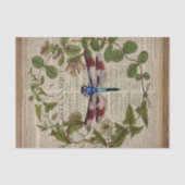 ボフランスのタ葉モダンヴィンテージ 薄葉紙 (正面)