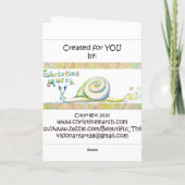 ボブおよびクレアde Luneの挨拶状 カード (裏面)