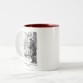 ボブおよび小さいティム(文字と) ツートーンマグカップ (正面左)