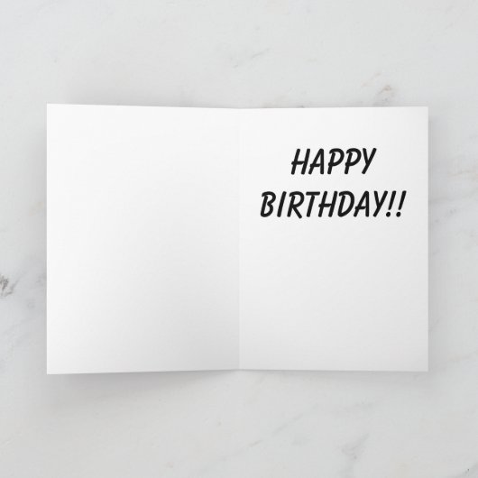 ボブおよび気球 カード (内部)