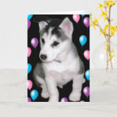 ボブおよび気球 カード (黄色い花)