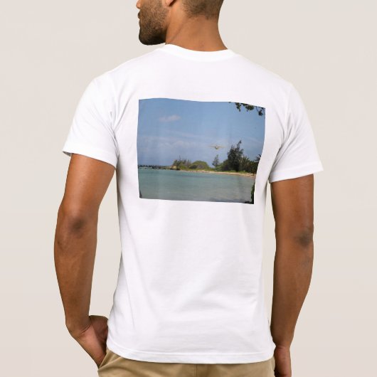 ボブが表面を触れる Tシャツ (裏面)