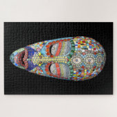 ボブなぜ長い顔だ?モザイクマスク ジグソーパズル (横)