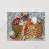 ボブのおもしろいと糸はがき ポストカード (正面/裏面)