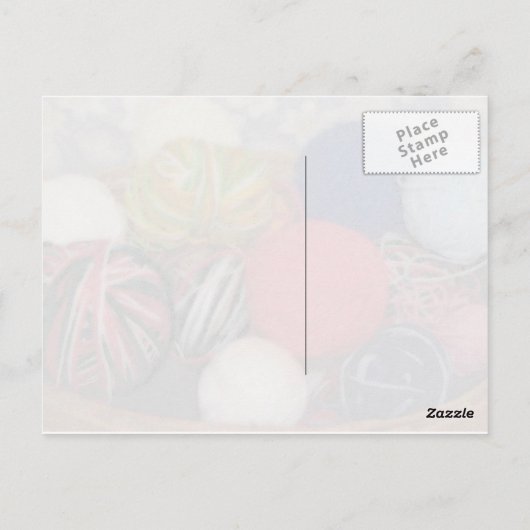 ボブのおもしろいと糸はがき ポストカード (裏面)