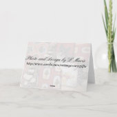 ボブのクリスマスプレゼント – Cat /キットンクリスマス シーズンカード (裏面)