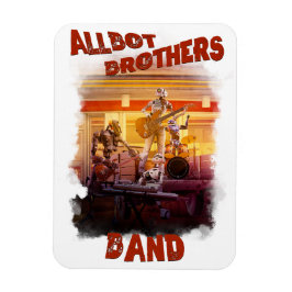 ボブのソーサー修理のAllbot Brothers Band マグネット