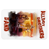 ボブのソーサー修理のAllbot Brothers Band マグネット (横)