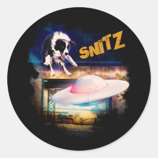 ボブのソーサー修理のSnitzのステッカー ラウンドシール