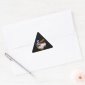 ボブのソーサー修理のSnitzのステッカー 三角形シール (封筒)