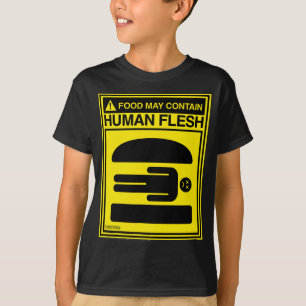 ボブのハンバーガーには人間の肉の徴候が含まれている可能性がある Tシャツ