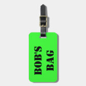 ボブのバッグ ラゲッジタグ (正面縦)