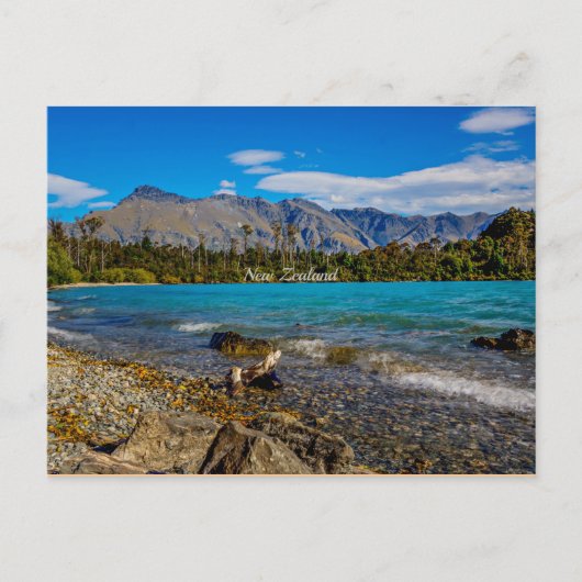 ボブの入り江、ニュージーランド ポストカード (正面)