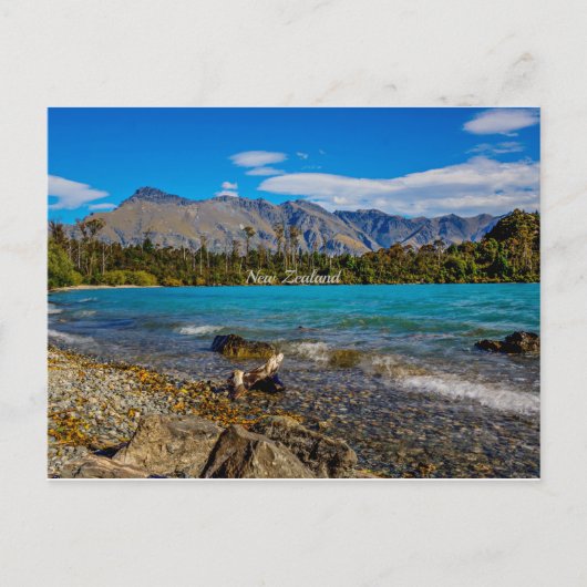ボブの入り江、ニュージーランド ポストカード (正面)