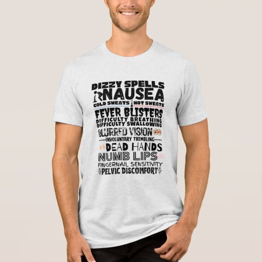 ボブの症状 トライブレンドTシャツ (正面)