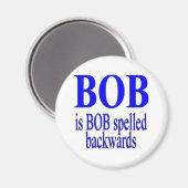 ボブはボブを後ろ向きに マグネット (正面/裏面)