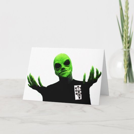 ボブは暴力の挨拶状を広げます カード (正面)