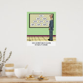 ボブは組織図で唯一の ポスター (キッチン)