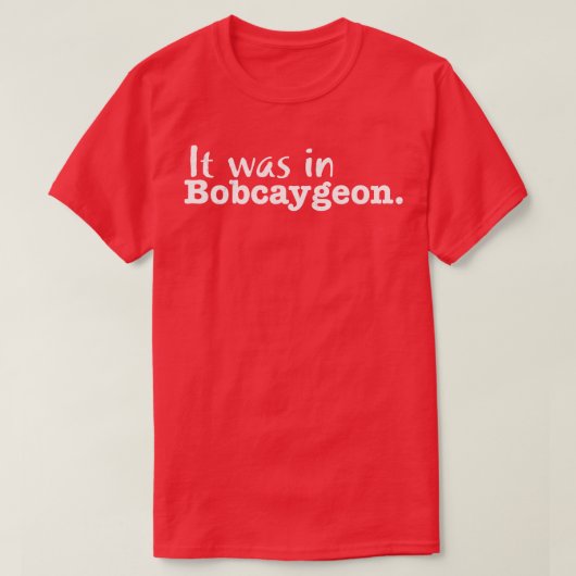 ボブカイジョンにあった Tシャツ (デザイン正面)