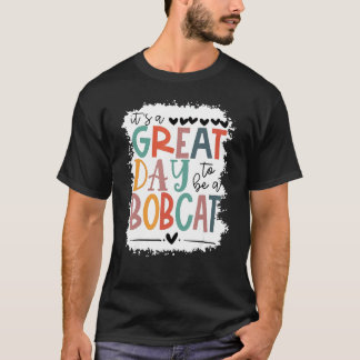 ボブキャッツスクールスポーツファンチームスピリットマスコットギフト Tシャツ