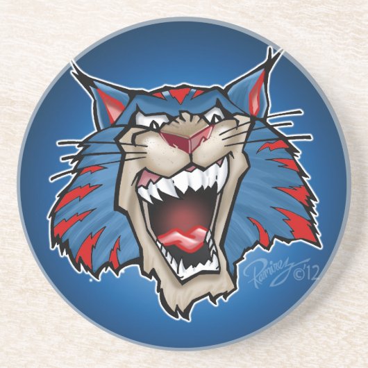 ボブキャットのコースター コースター (正面)