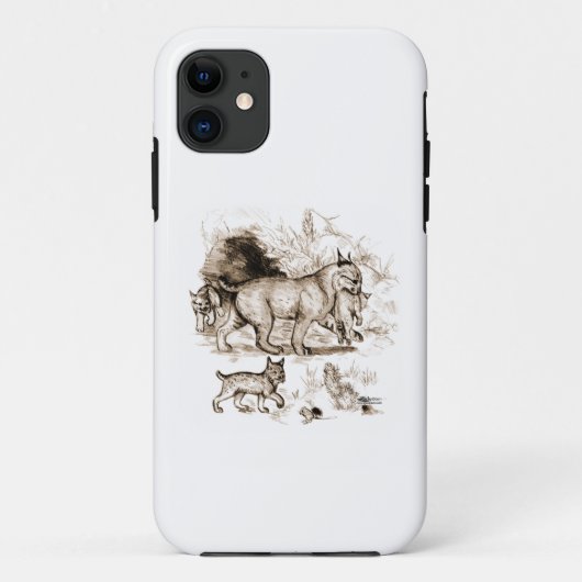 ボブキャットの家族 Case-Mate iPhoneケース (裏面)