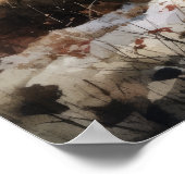 ボブキャットウッドランド動物アートプリントポスター ポスター (角)