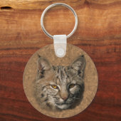 ボブキャットキーチェーン キーホルダー (正面)