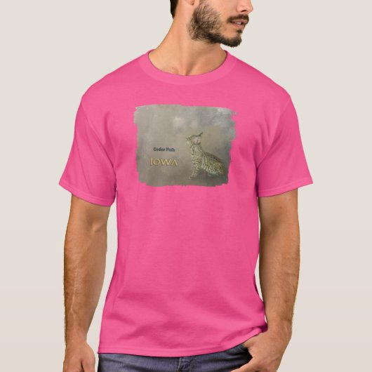 ボブキャットシダー秋アイオワ Tシャツ (正面)