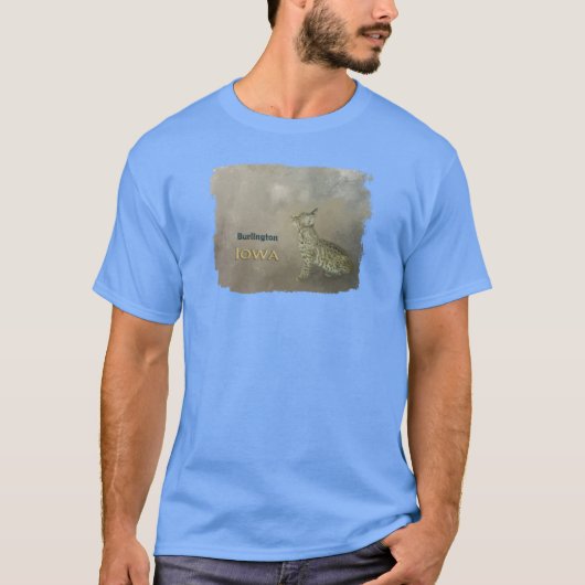 ボブキャットバーリントンアイオワ Tシャツ (正面)