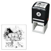 ボブキャットファミリー セルフインキングスタンプ (インサイチュ)