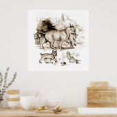 ボブキャットファミリー ポスター (キッチン)