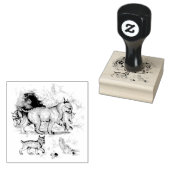 ボブキャットファミリー ラバースタンプ (押印)