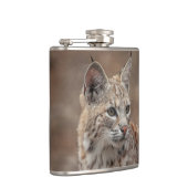 ボブキャットポートレート フラスク (右)