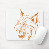 ボブキャットワイルドライフネキャットワイルドキャットアニマルタイガー マウスパッド (マウス)