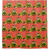 ボブキャット掘削機 シャワーカーテン (正面)