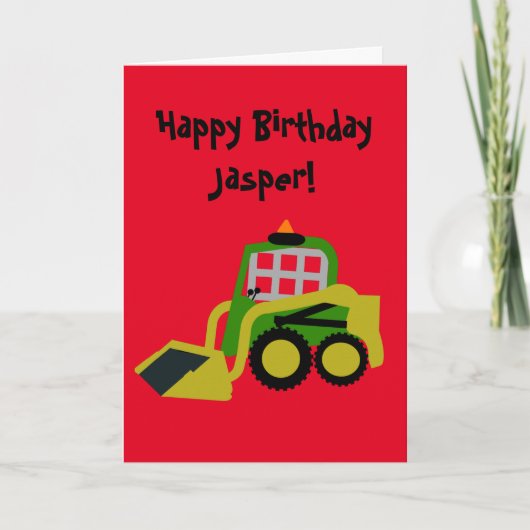 ボブキャット掘削機 シーズンカード (正面)