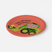 ボブキャット掘削機 ペーパープレート (アングル)