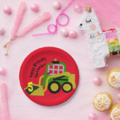 ボブキャット掘削機 ペーパープレート (パーティー)