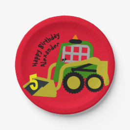 ボブキャット掘削機 ペーパープレート