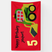 ボブキャット掘削機 横断幕 (縦)