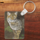 ボブキャット キーホルダー (裏面)