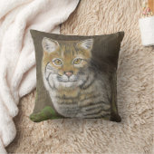 ボブキャット クッション (ブランケット)