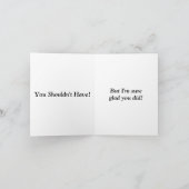 ボブキャット サンキューカード (内部)