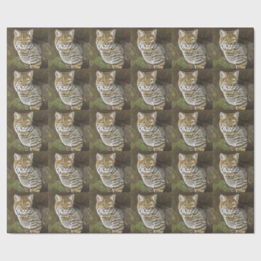 ボブキャット ラッピングペーパー (シーム)