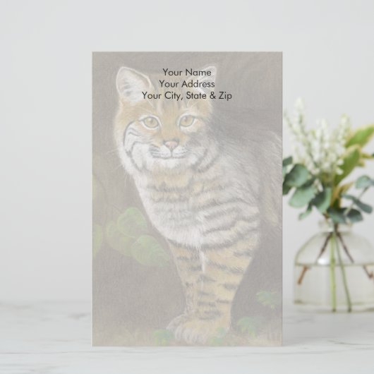 ボブキャット 便箋 (スタンド正面)