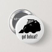 ボブキャット 缶バッジ (正面&裏面)