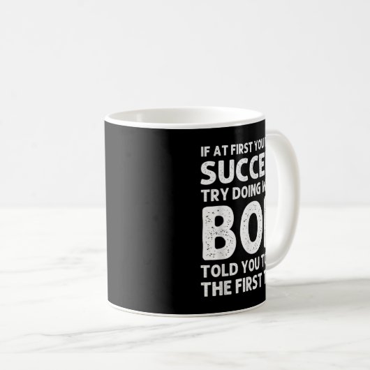 ボブギフト名パーソナライズされた誕生日おもしろいChristma コーヒーマグカップ (正面右)