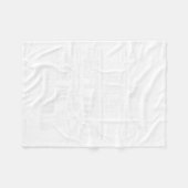 ボブギフト名修正おもしろい誕生日パーソナライズされたD フリースブランケット (正面(横))